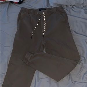 Khaki joggers